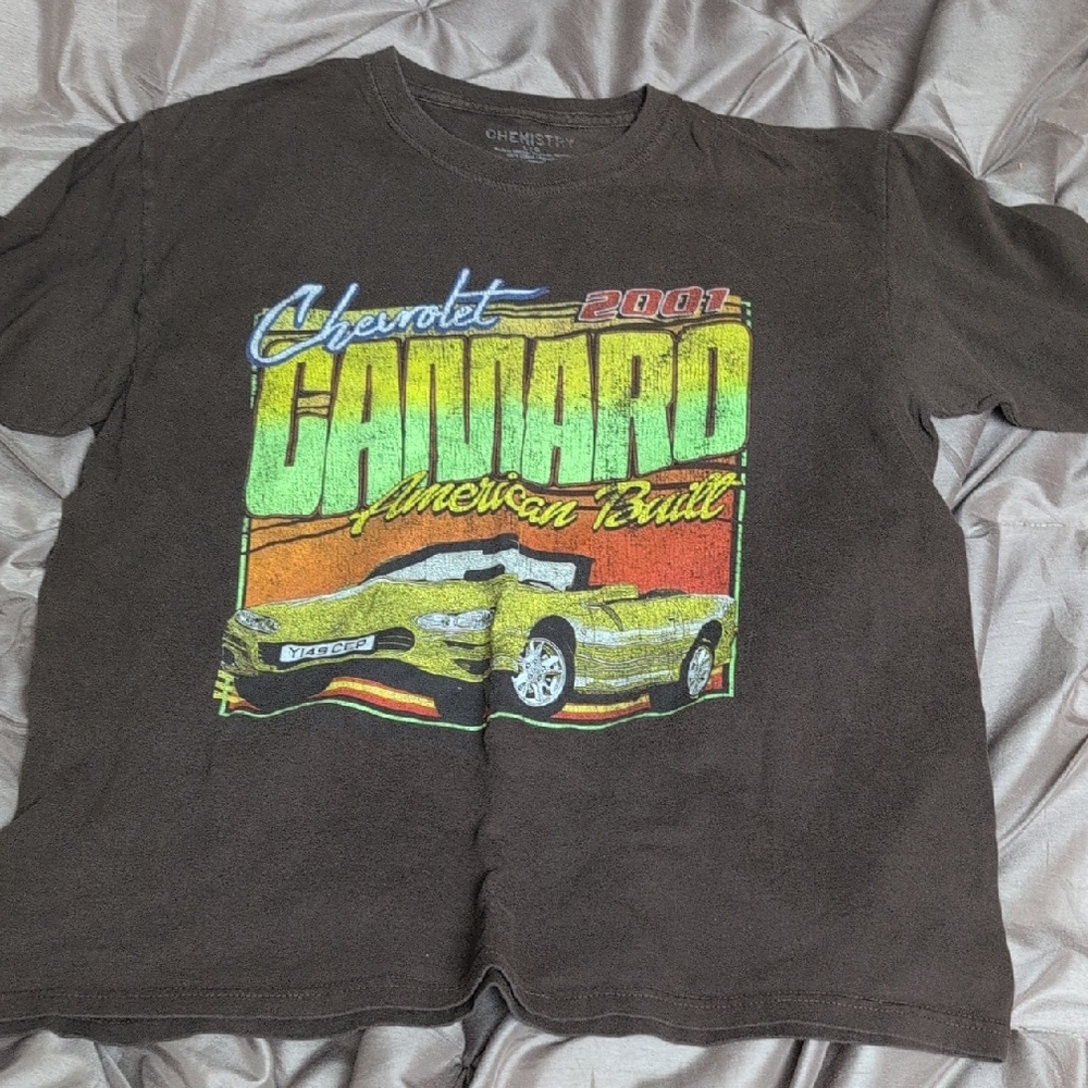 Chemistry Brown Graphic Tee- Camaro